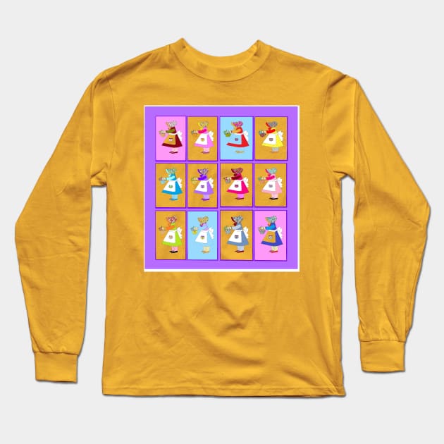 My Childhood Quilt from Grandma Long Sleeve T-Shirt by YudyisJudy